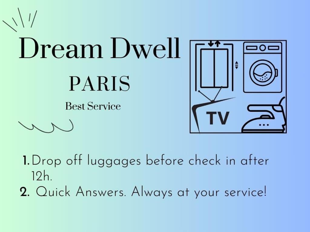 Dream Dwell Paris -Studio With Balcony 800M To Trocadero And Tour Eiffel Dış mekan fotoğraf